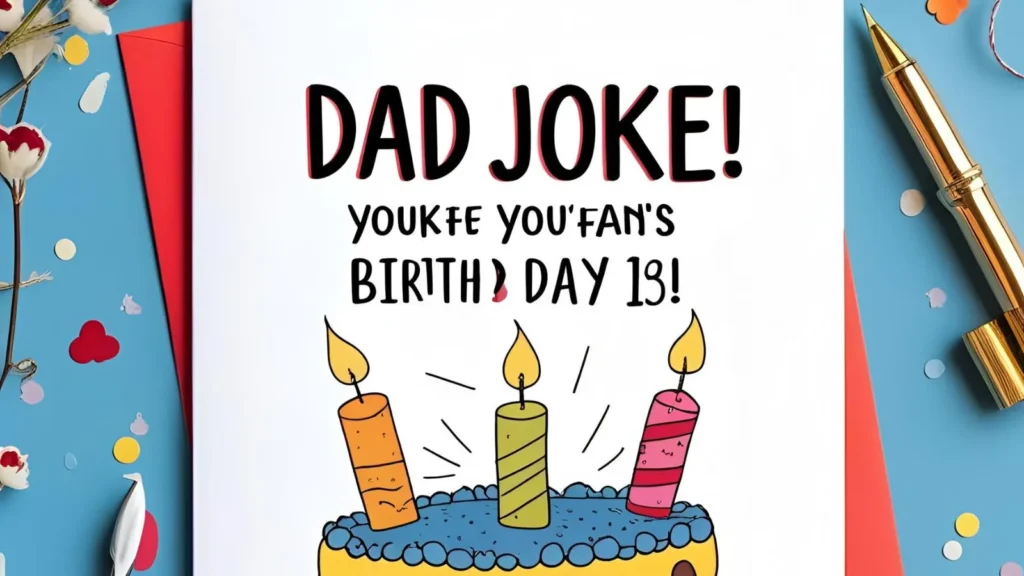 Dad joke birthday card