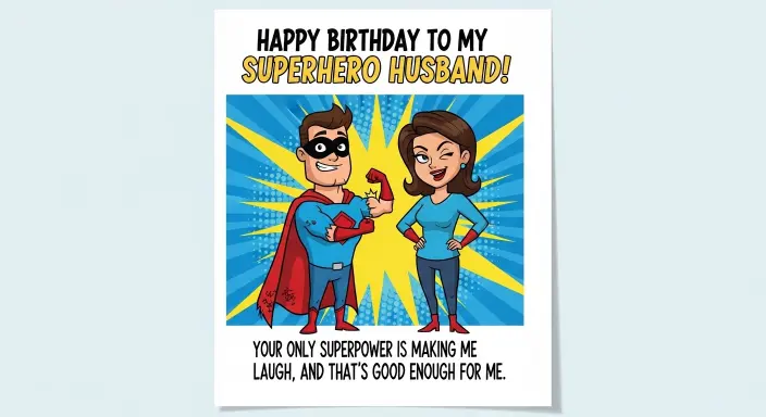 Funny Birthday Wishes for Husband