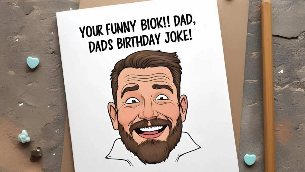Funny dad joke birthday cards