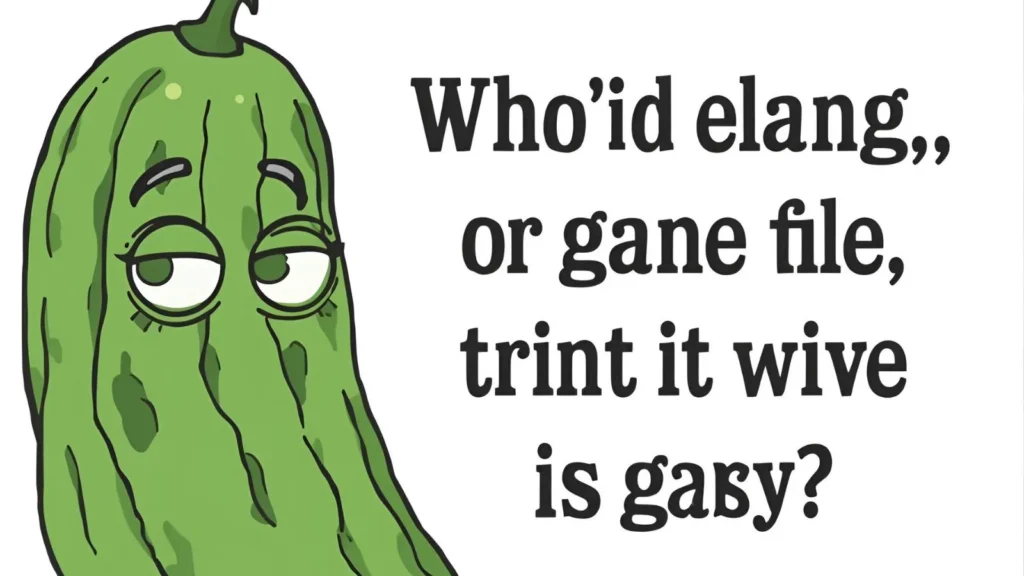 Funny Pickle Joke One-Liners