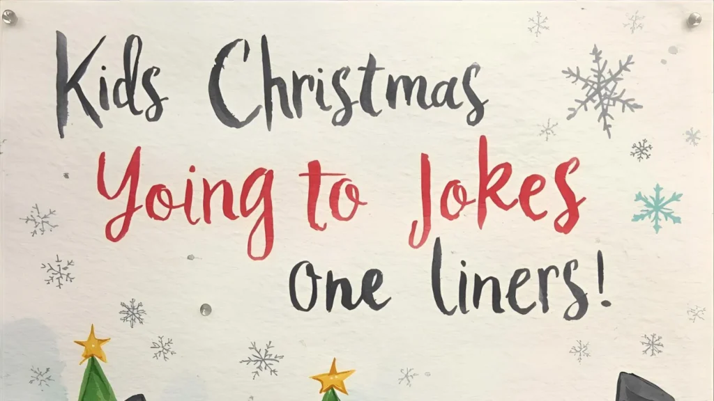 Kids Christmas Jokes One Liners