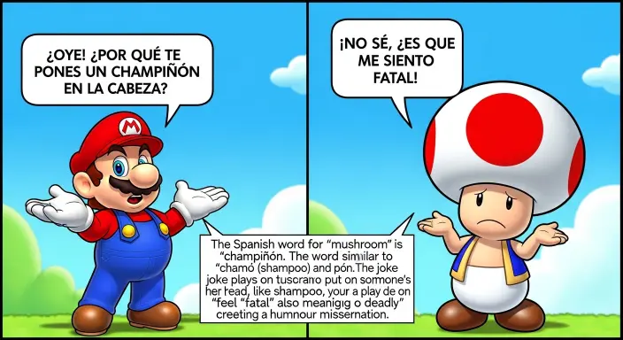 Nintendo Spanish Joke Explained