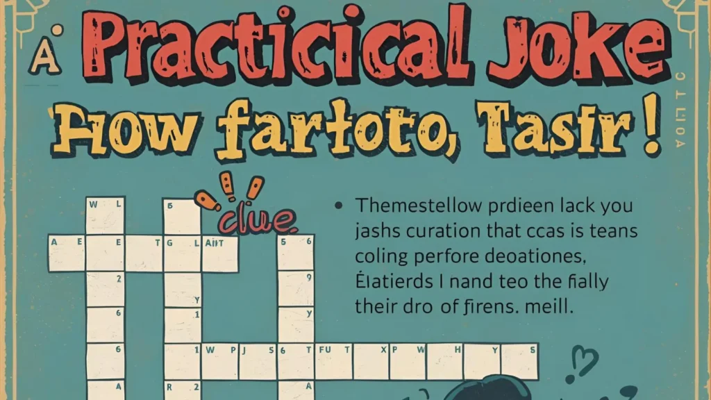 Practical Joke Crossword Clue