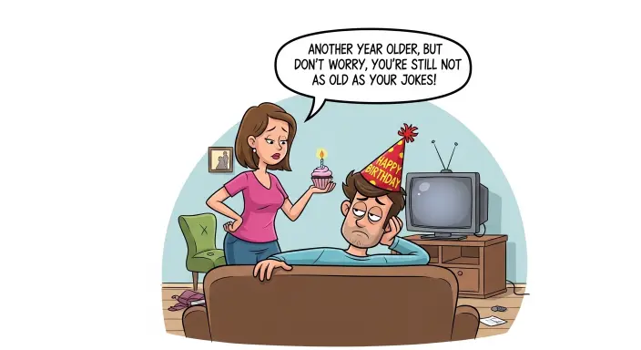 Short Joke Funny Birthday Wishes For Husband On Facebook