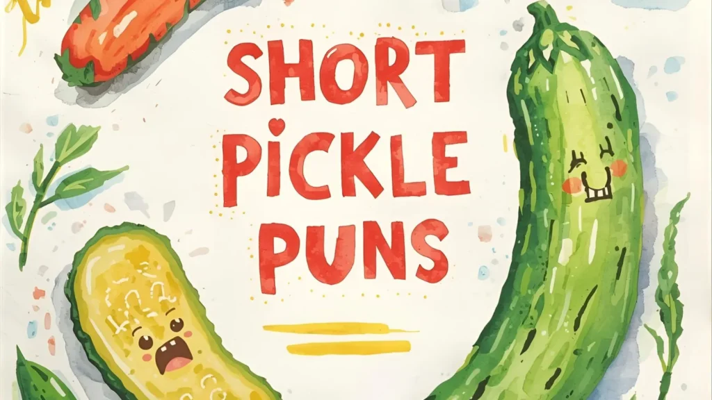 Short Pickle Joke Puns