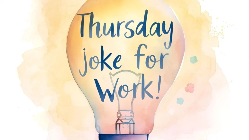 Thursday Joke for Work
