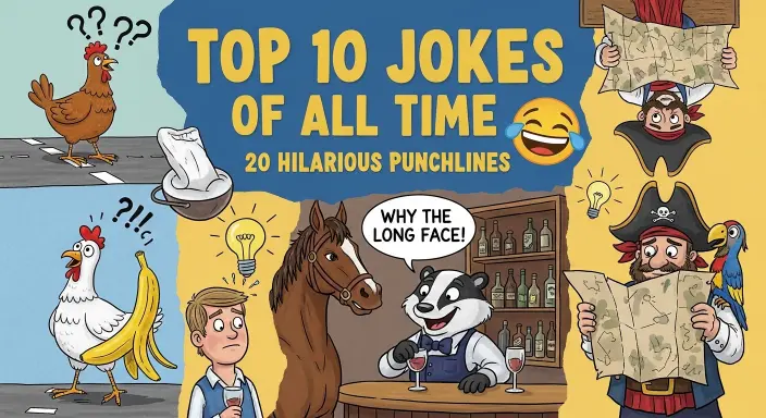 Top 10 Jokes of All Time 20 Hilarious Punchlines