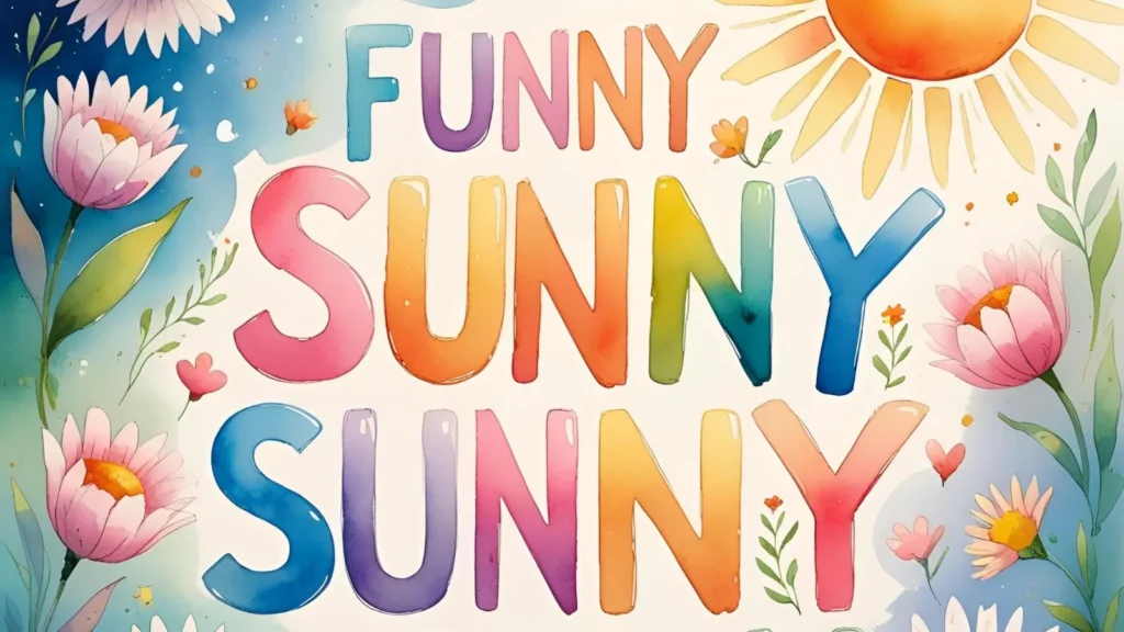 Words That Rhyme with Funny