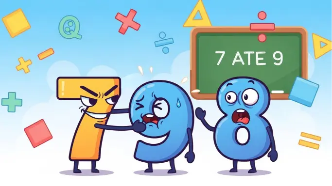 7 Ate 9 Joke Meaning