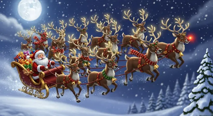 Did Santa Have 12 Reindeer