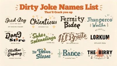 Dirty Joke Names List That’ll Crack You Up