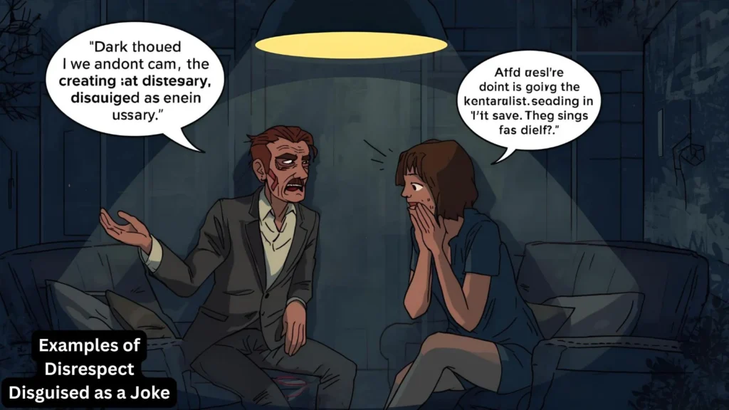 Examples of Disrespect Disguised as a Joke