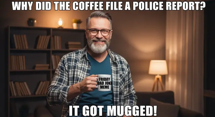 Friday Dad Joke Meme