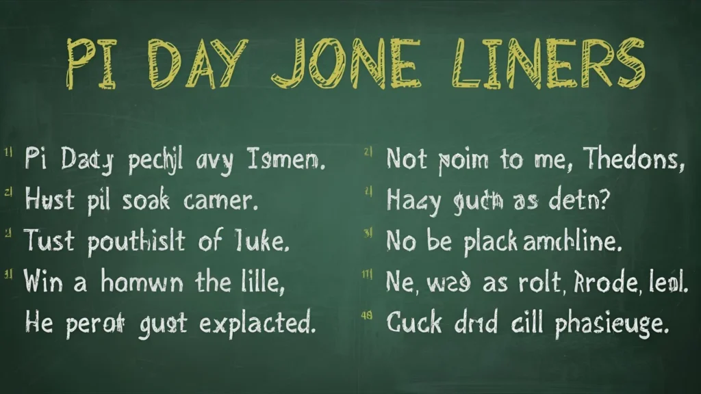 Funny Pi Day Jokes One Liners