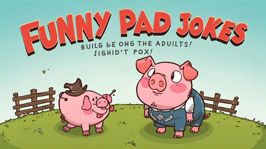 Funny Pig Dad Jokes for Adults