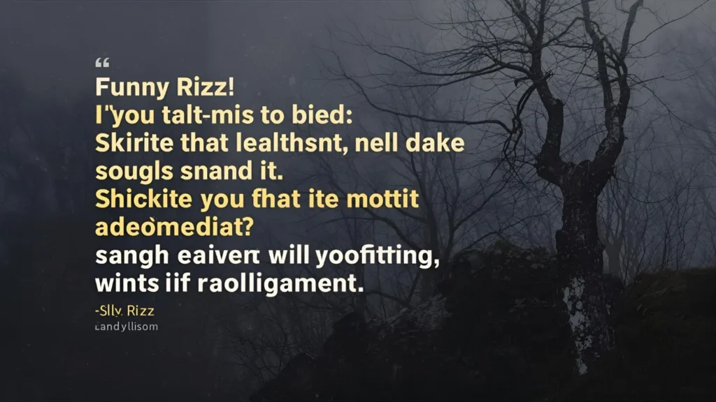 Funny Rizz Jokes One-Liners