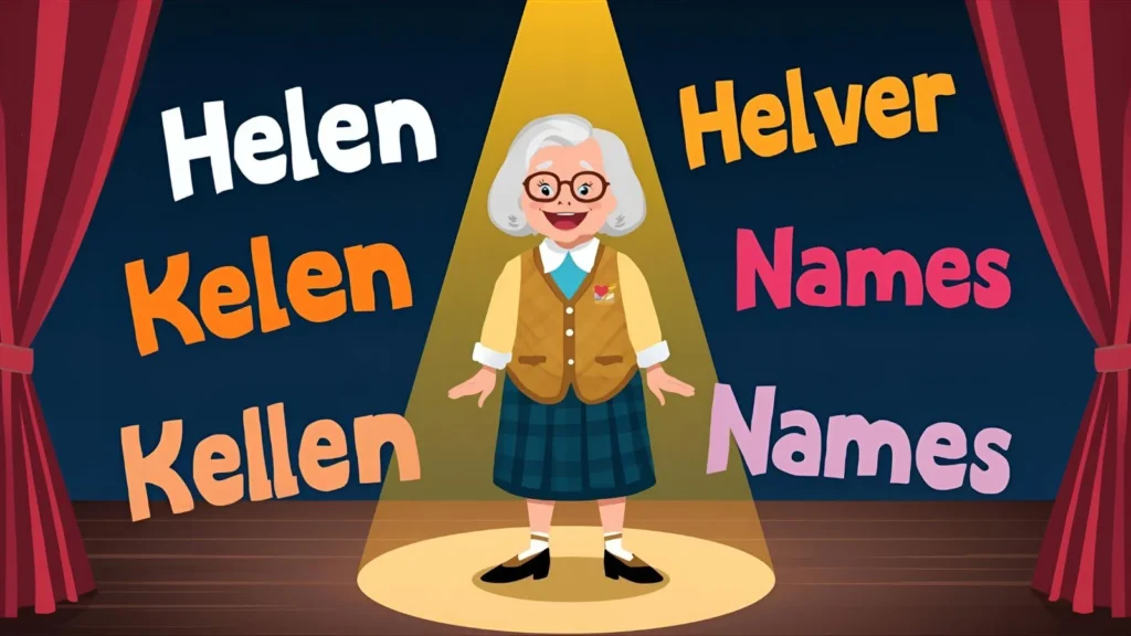 Helen Keller Funny Names