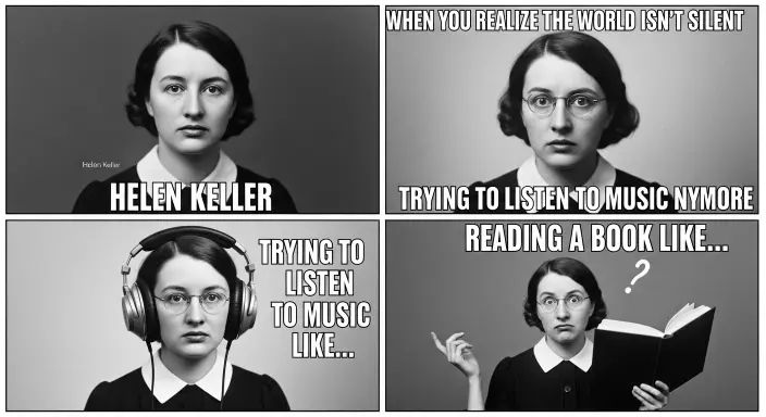 Helen Keller Memes