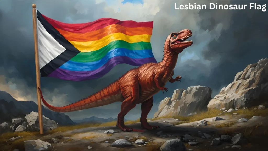 Lesbian Dinosaur Flag