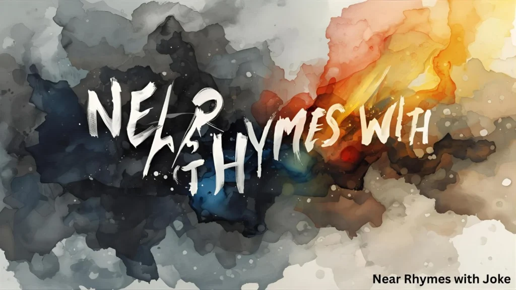 Near Rhymes with Joke