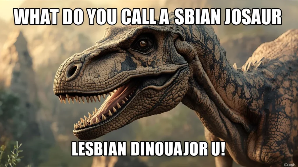 What Do You Call a Lesbian Dinosaur Joke