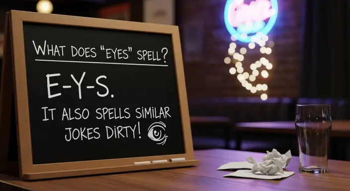What Does Eyes Spell Similar Jokes Dirty