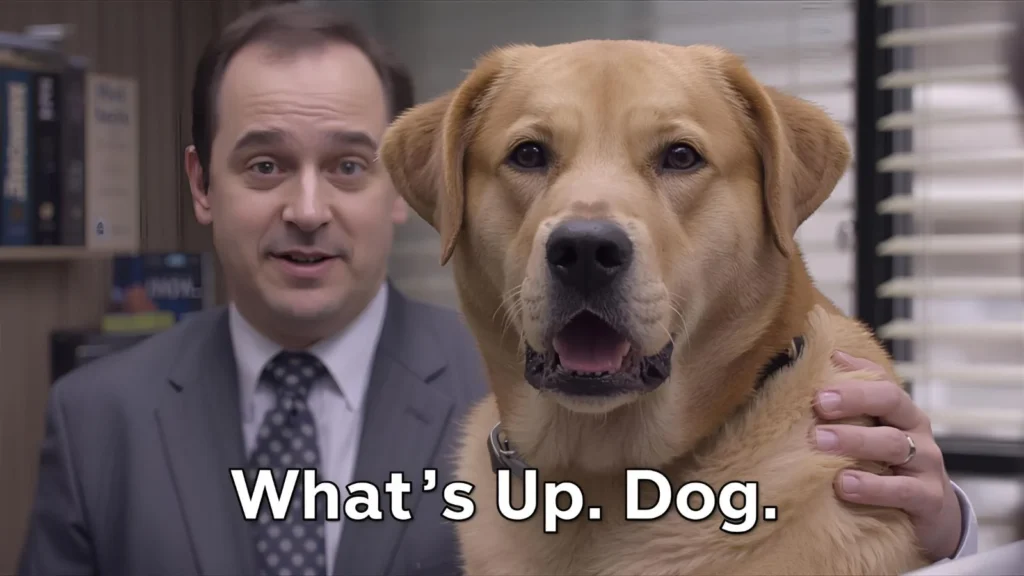 What's Up, Dog Joke from The Office