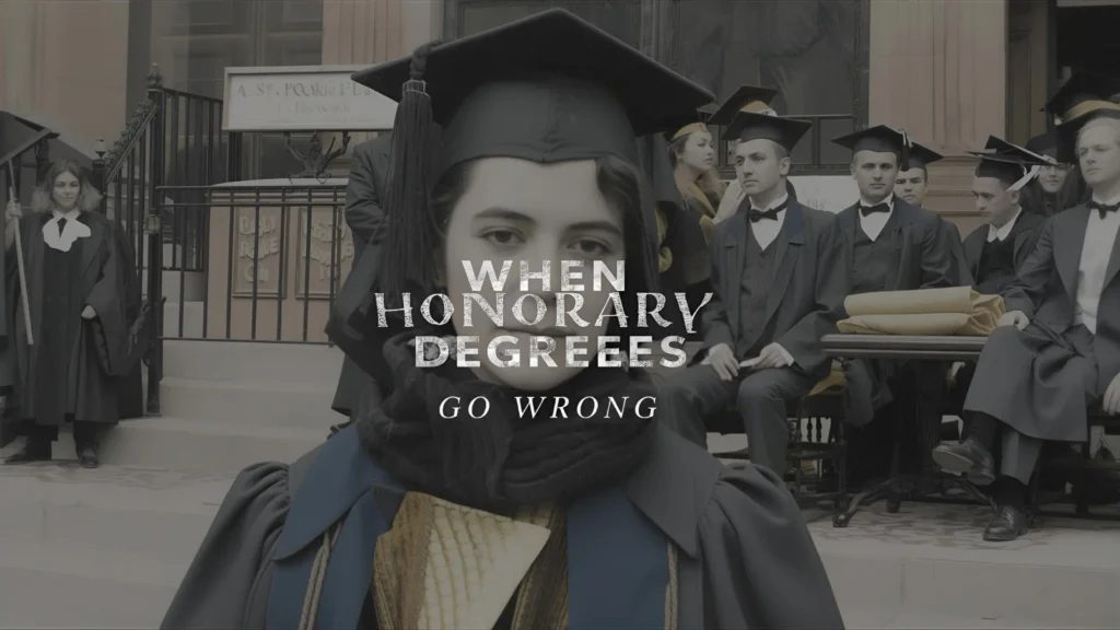 When Honorary Degrees Go Wrong