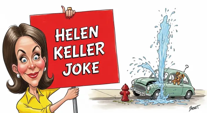 Why Can’t Helen Keller Drive Joke