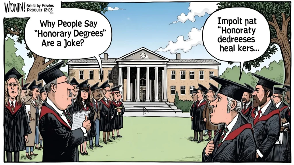 Why People Say “Honorary Degrees Are a Joke”
