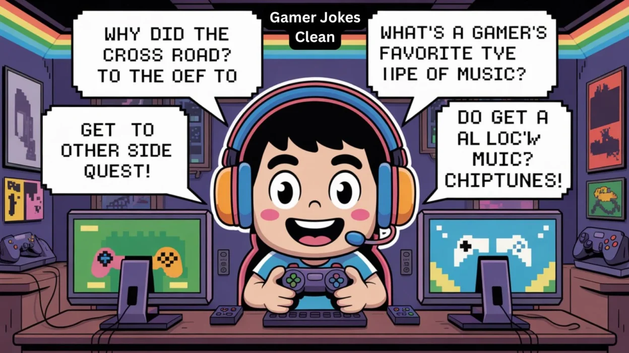 Gamer Jokes Clean — Funny Quips for Every One