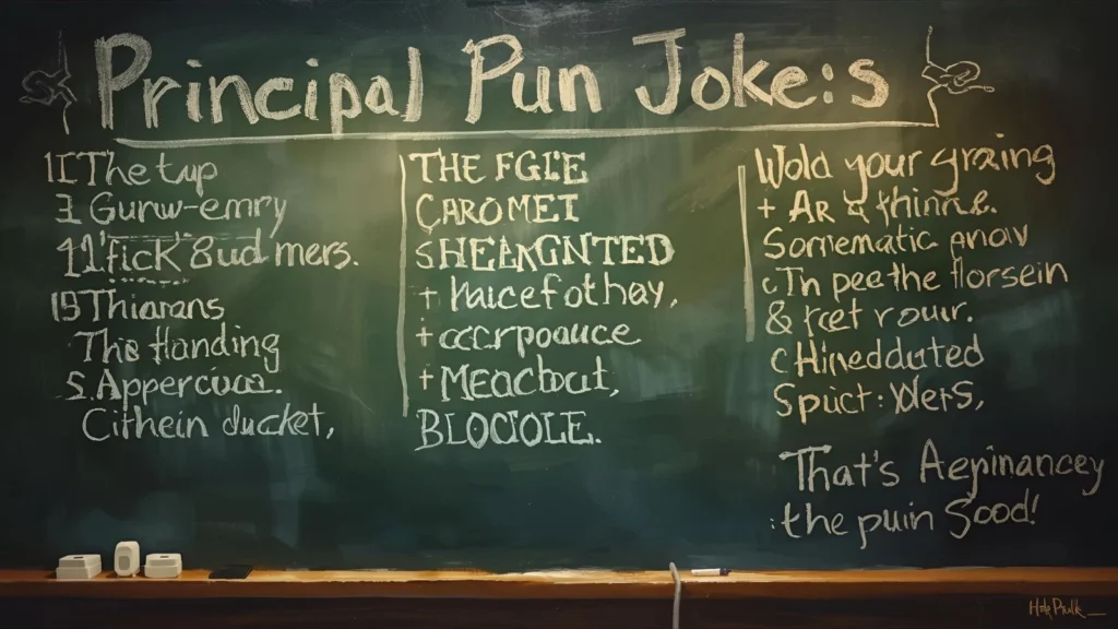 Principal Pun Jokes