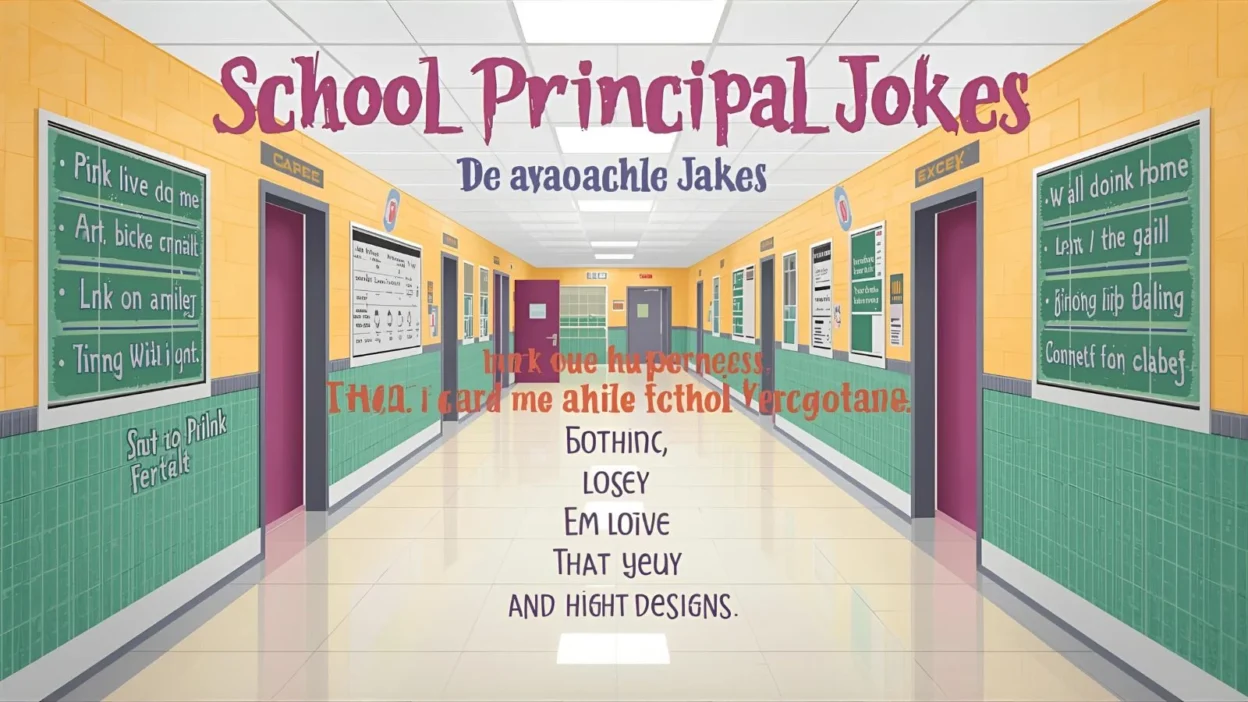 Short and Funny School Principal Jokes for 2025