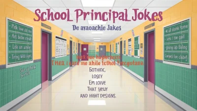 Short and Funny School Principal Jokes for 2025