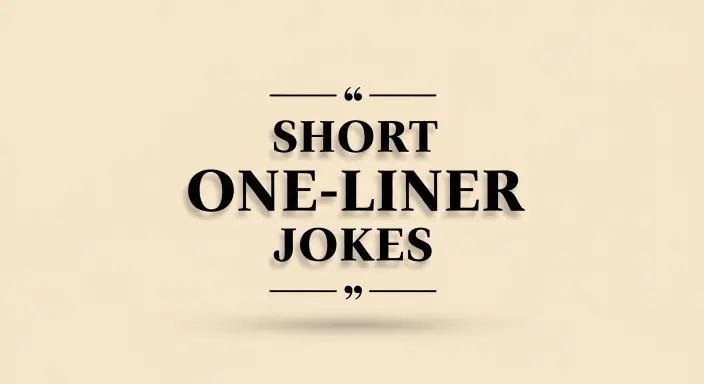 Short One-Liner Jokes