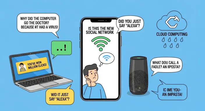 Technology and Social Media Jokes